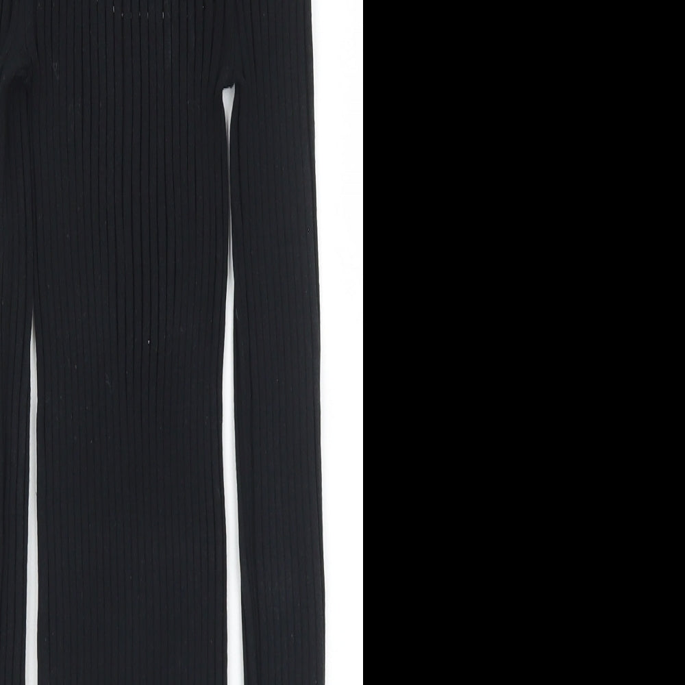 TCM Womens Black Boat Neck  Silk Pullover Jumper Size 10   - Bead detail. 10/12