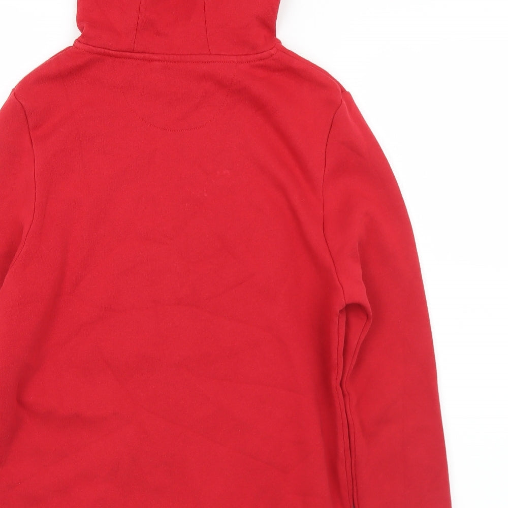 Primark Boys Red  Cotton Pullover Hoodie Size 12-13 Years   - Bronx