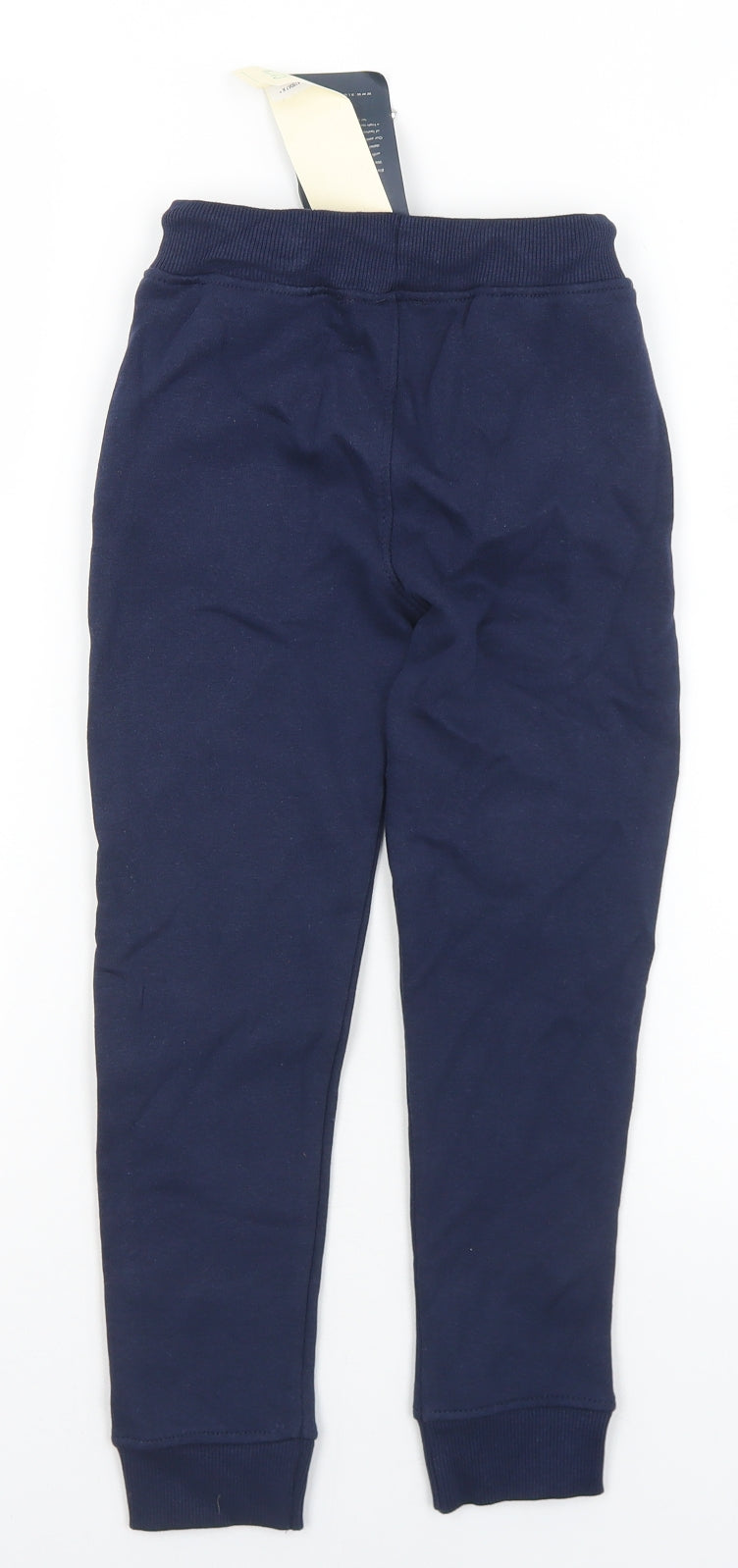 Blue Seven Boys Blue  Cotton Jogger Trousers Size 5 Years  Regular Drawstring