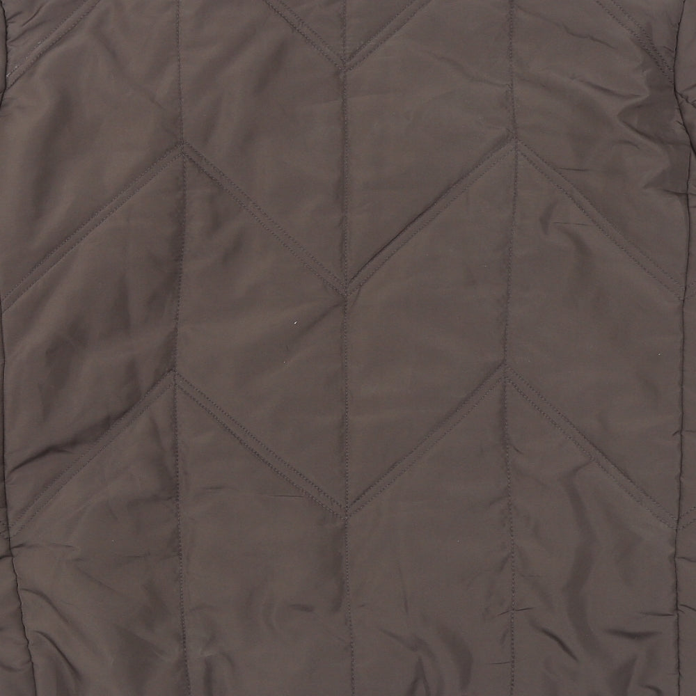 M&Co. Womens Brown   Jacket  Size 14  Zip