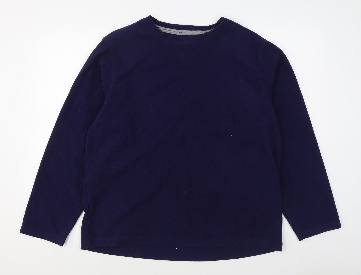 Marks and Spencer Mens Blue  Polyester Pullover Sweatshirt Size L
