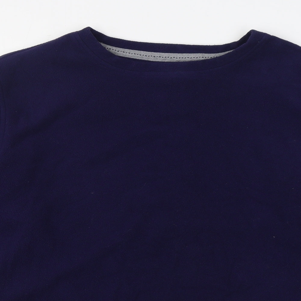 Marks and Spencer Mens Blue  Polyester Pullover Sweatshirt Size L