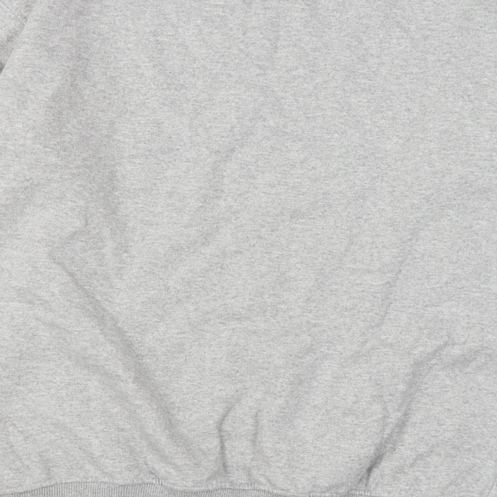 Preworn Mens Grey  Cotton Pullover Sweatshirt Size L