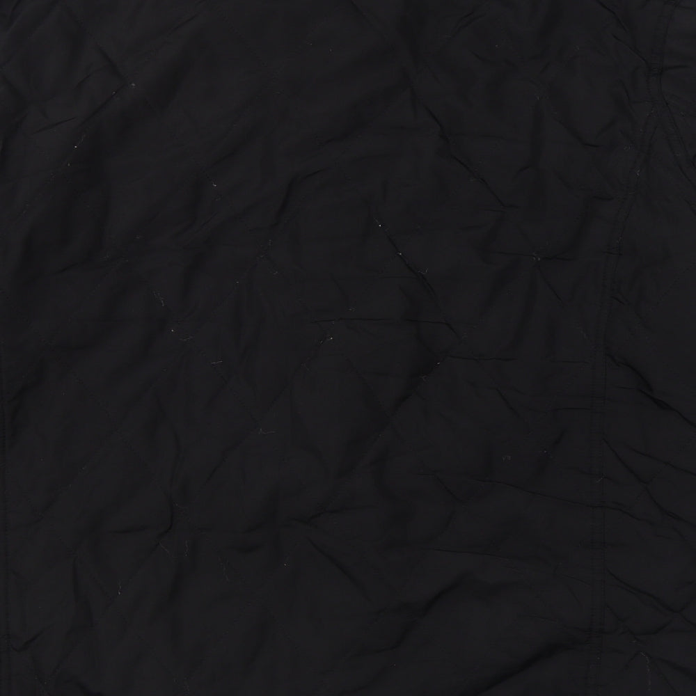 Premier man    Mens Black   Quilted Coat Size XL  Zip