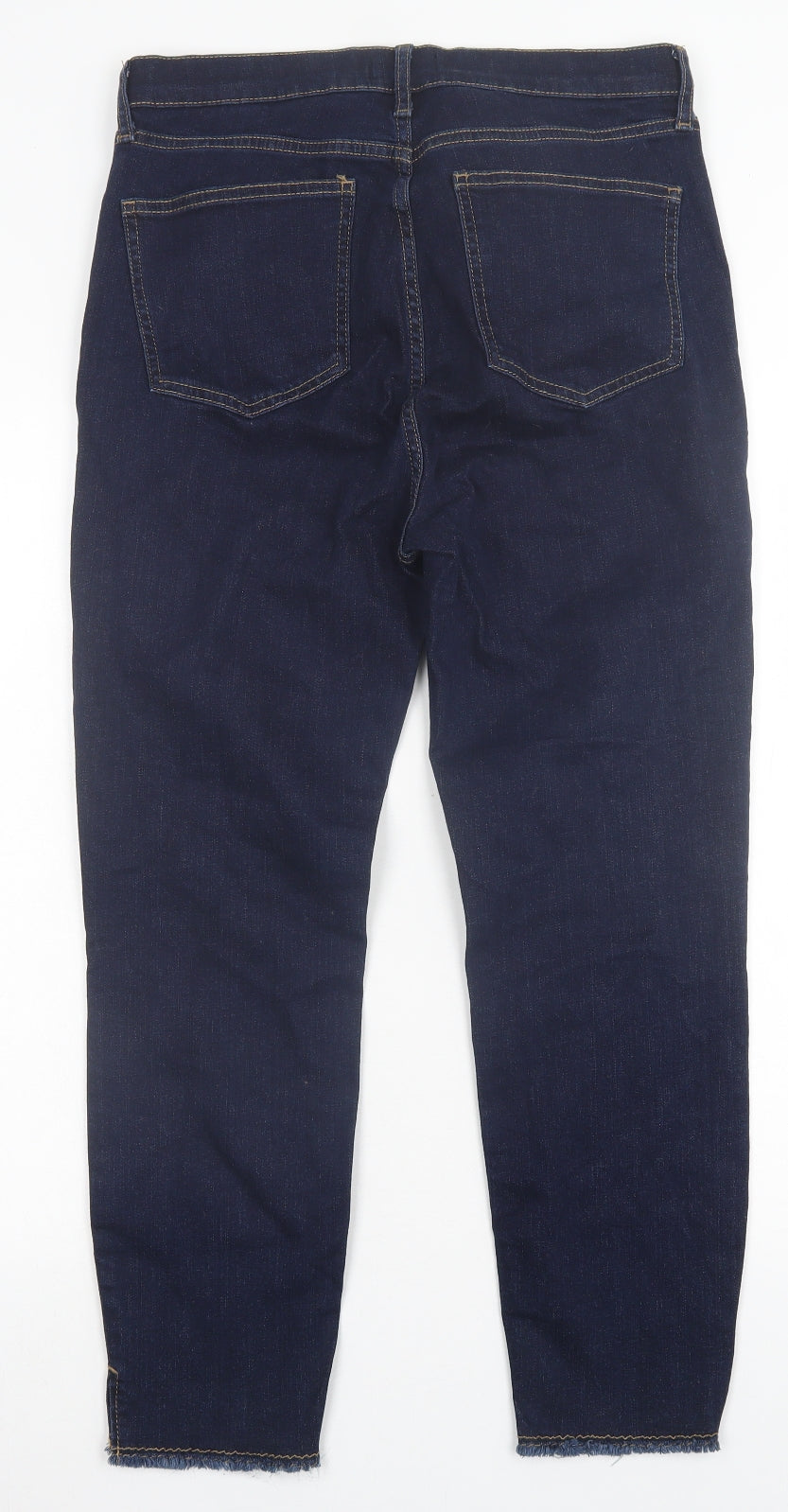 River Island Womens Blue  Coir Skinny Jeans Size 14 L26 in Regular Button