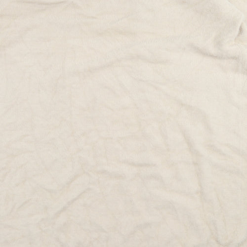 NEXT Womens Beige V-Neck  Viscose Cardigan Jumper Size L