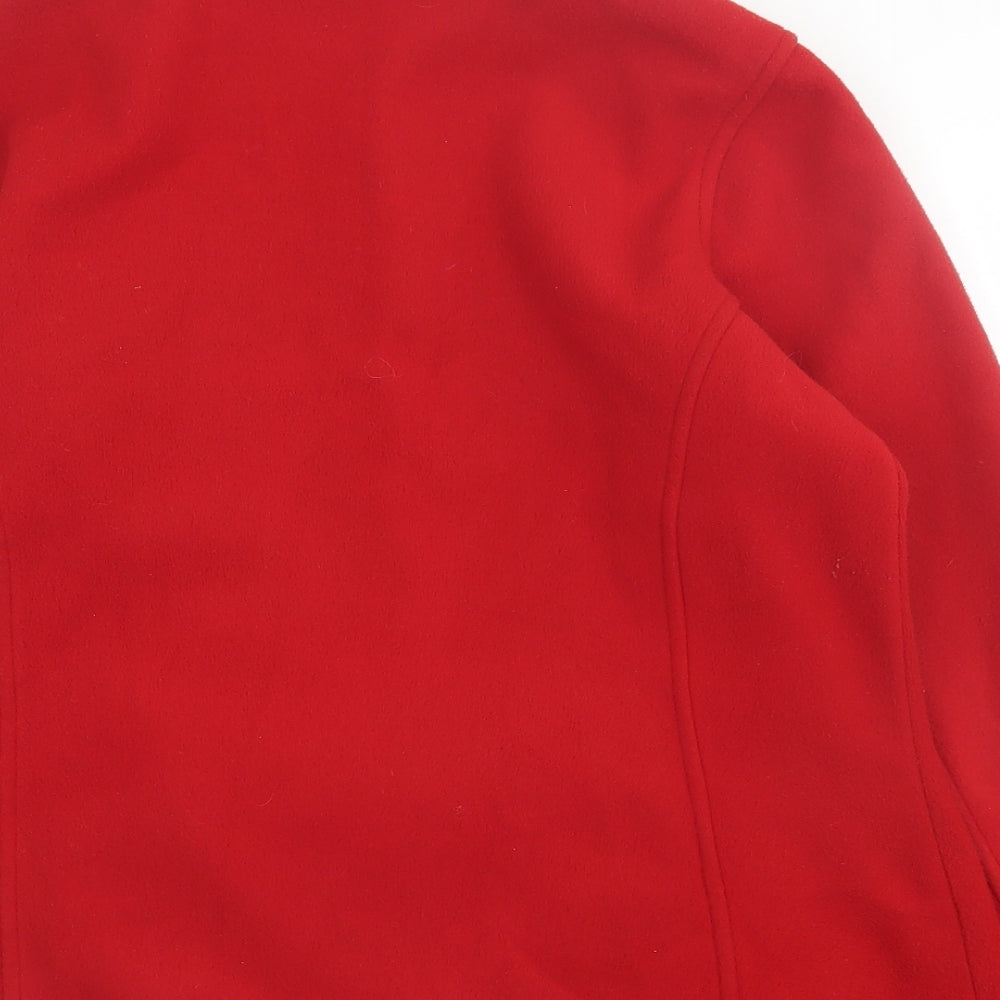 Marks and Spencer Womens Red   Jacket  Size 16  Zip