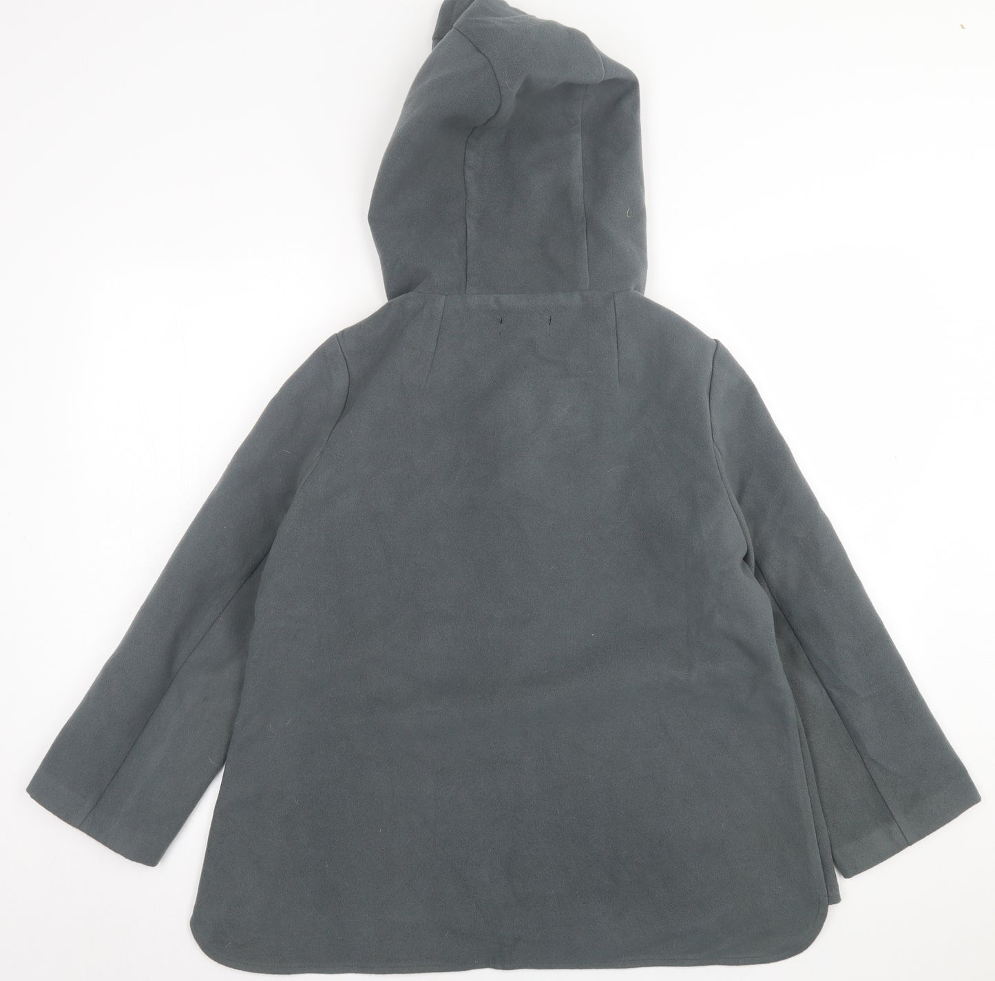 Topshop Womens Grey   Jacket Coat Size 12  Button