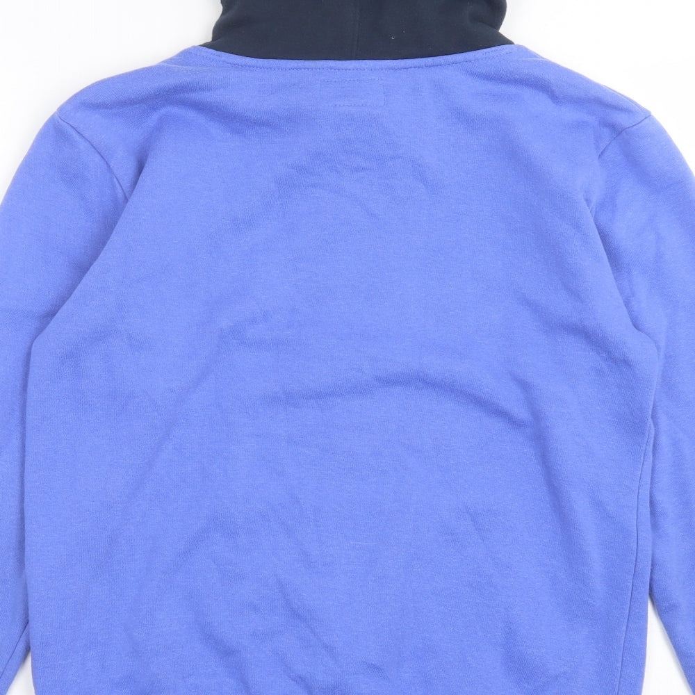 Converse Boys Blue  Cotton Pullover Hoodie Size 13-14 Years  Pullover