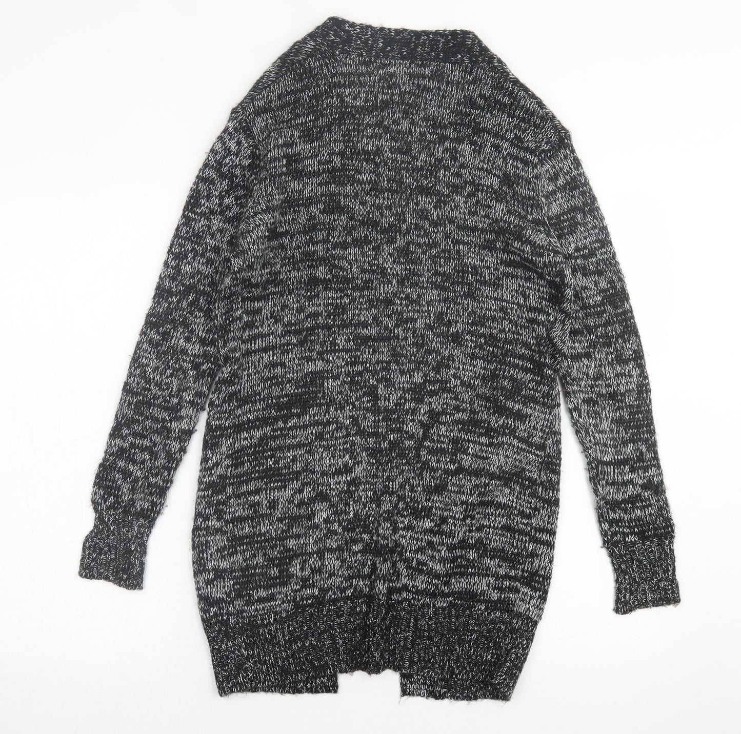Terranova Womens Grey V-Neck  Acrylic Cardigan Jumper Size M
