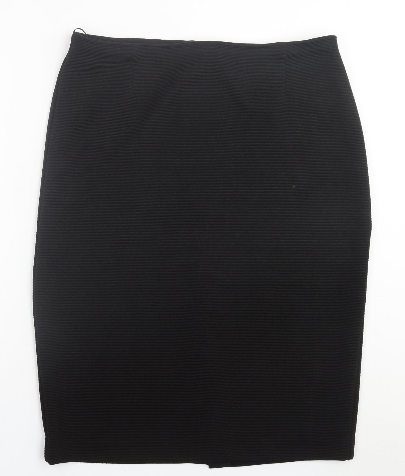 TU Womens Black  Polyester A-Line Skirt Size 18   Zip