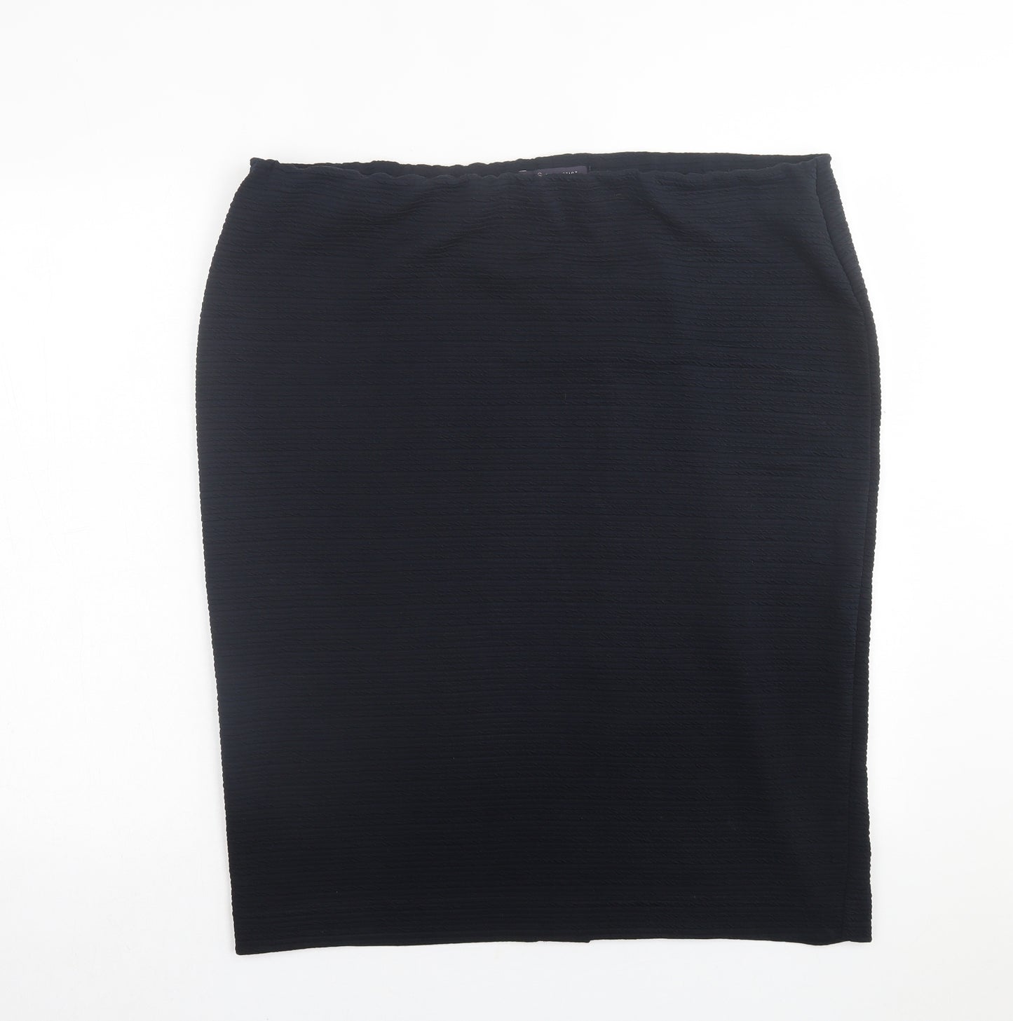 Marks and Spencer Womens Blue  Polyester A-Line Skirt Size 20