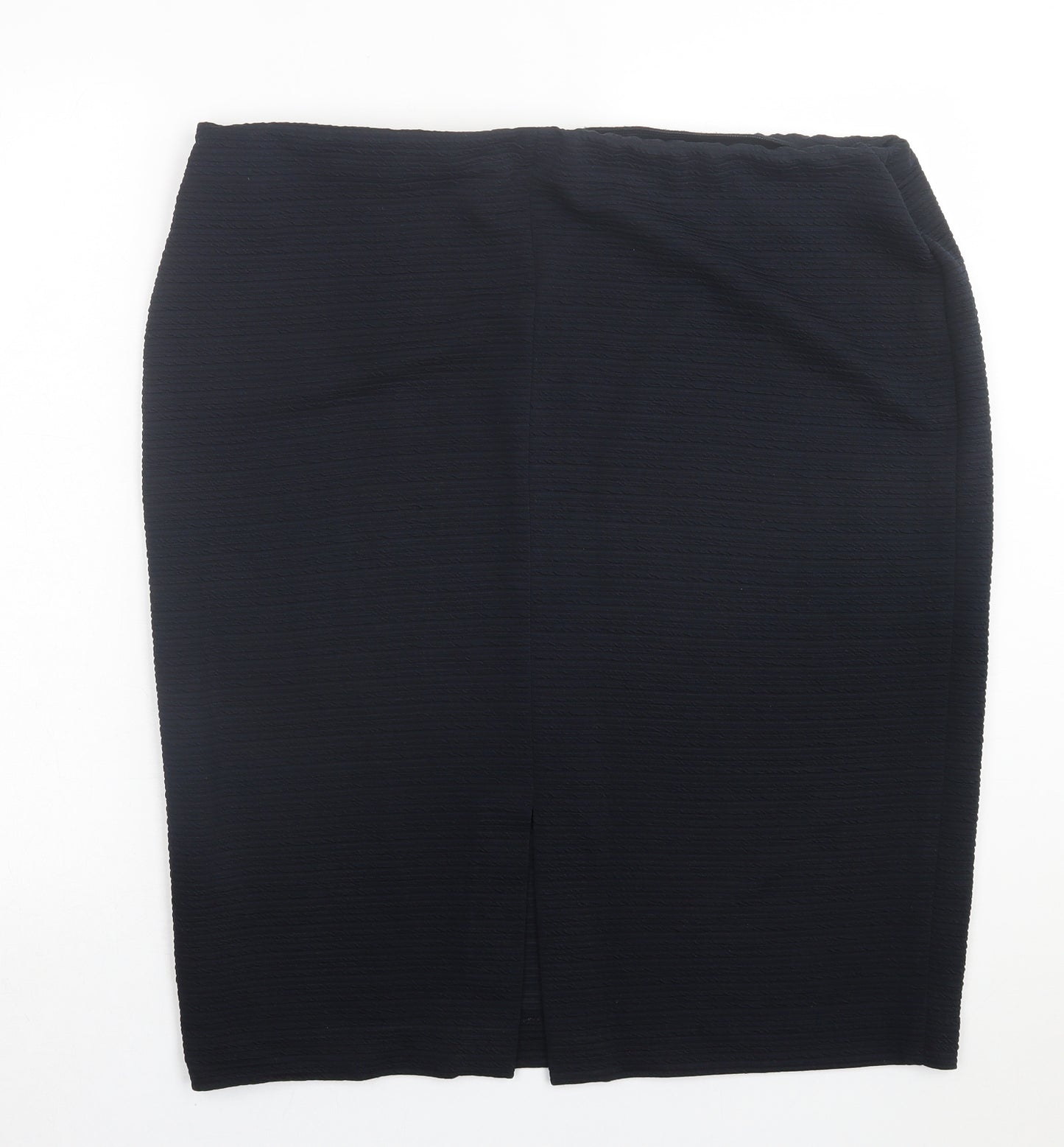 Marks and Spencer Womens Blue  Polyester A-Line Skirt Size 20