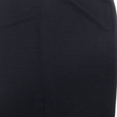 Marks and Spencer Womens Blue  Polyester A-Line Skirt Size 20