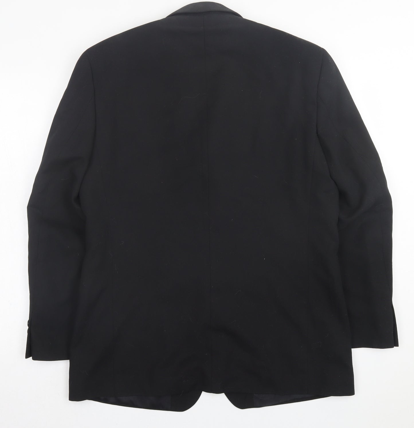 Johnathan Adams Mens Black  Polyester Jacket Suit Jacket Size 40