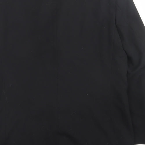 Johnathan Adams Mens Black  Polyester Jacket Suit Jacket Size 40