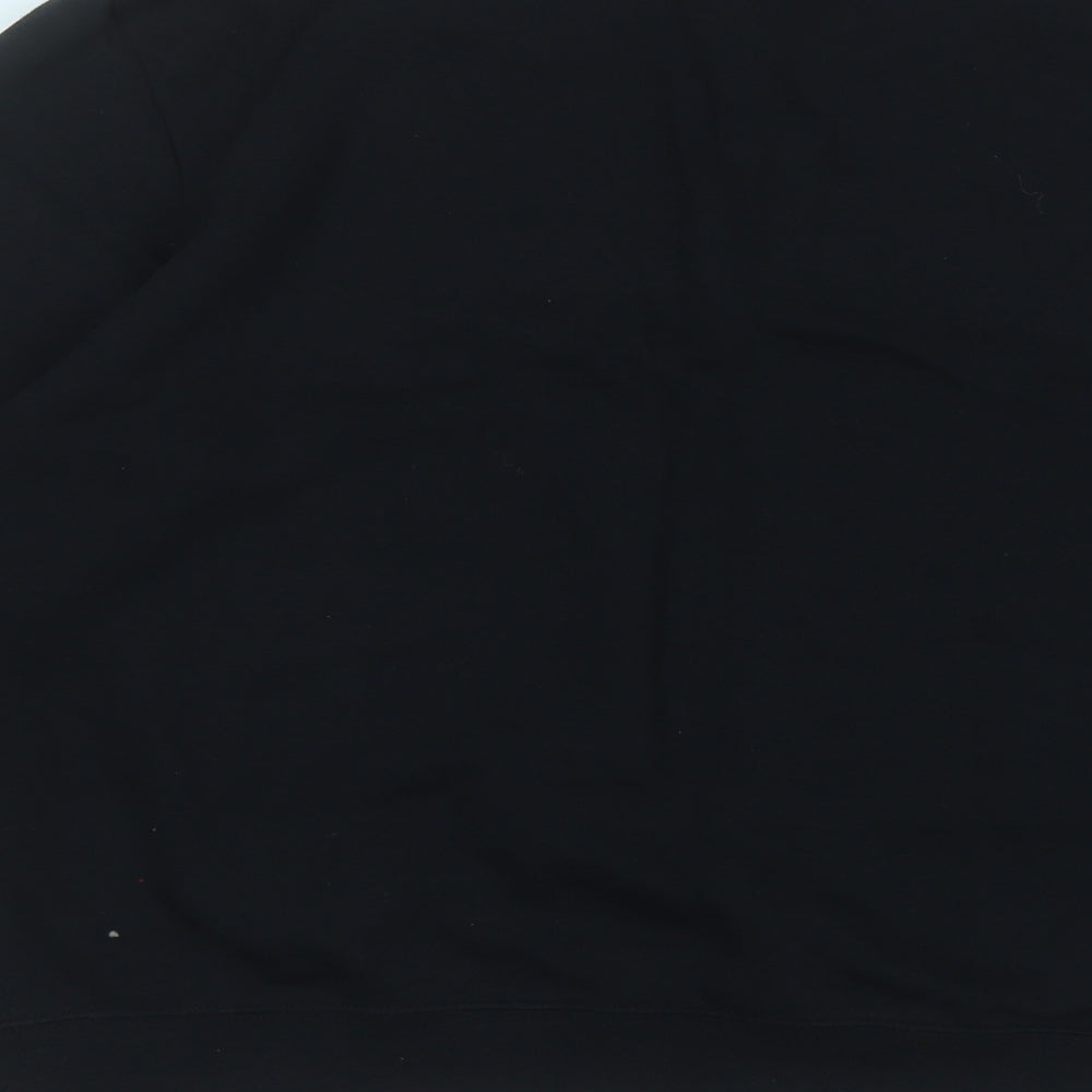 Nike Womens Black  Cotton Henley Sweatshirt Size S