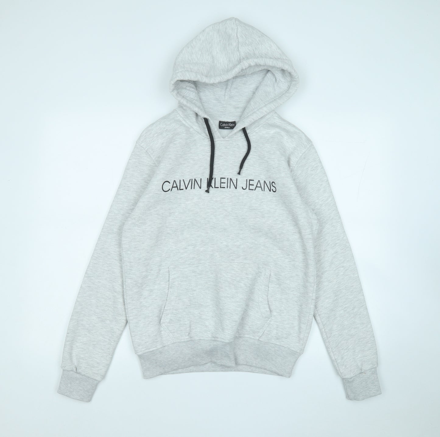Calvin Klein Collection Womens Grey  Cotton Pullover Hoodie Size S