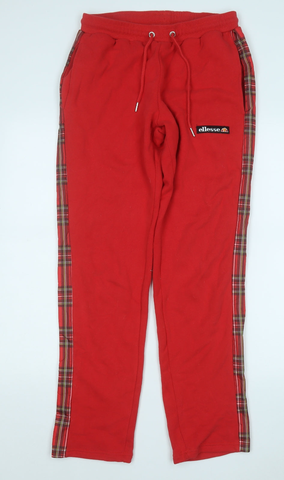 ellesse Womens Red  Cotton Jegging Trousers Size 10 L29 in Regular