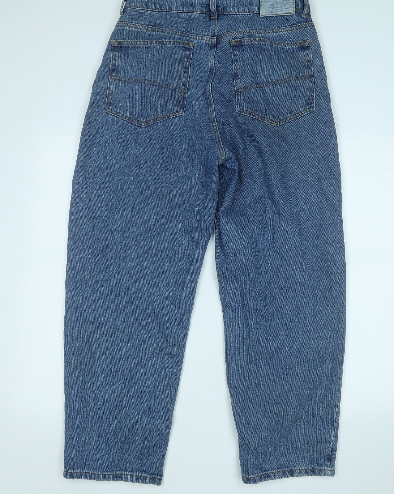 COLLUSION Mens Blue  Cotton Straight Jeans Size 30 in L30 in Regular