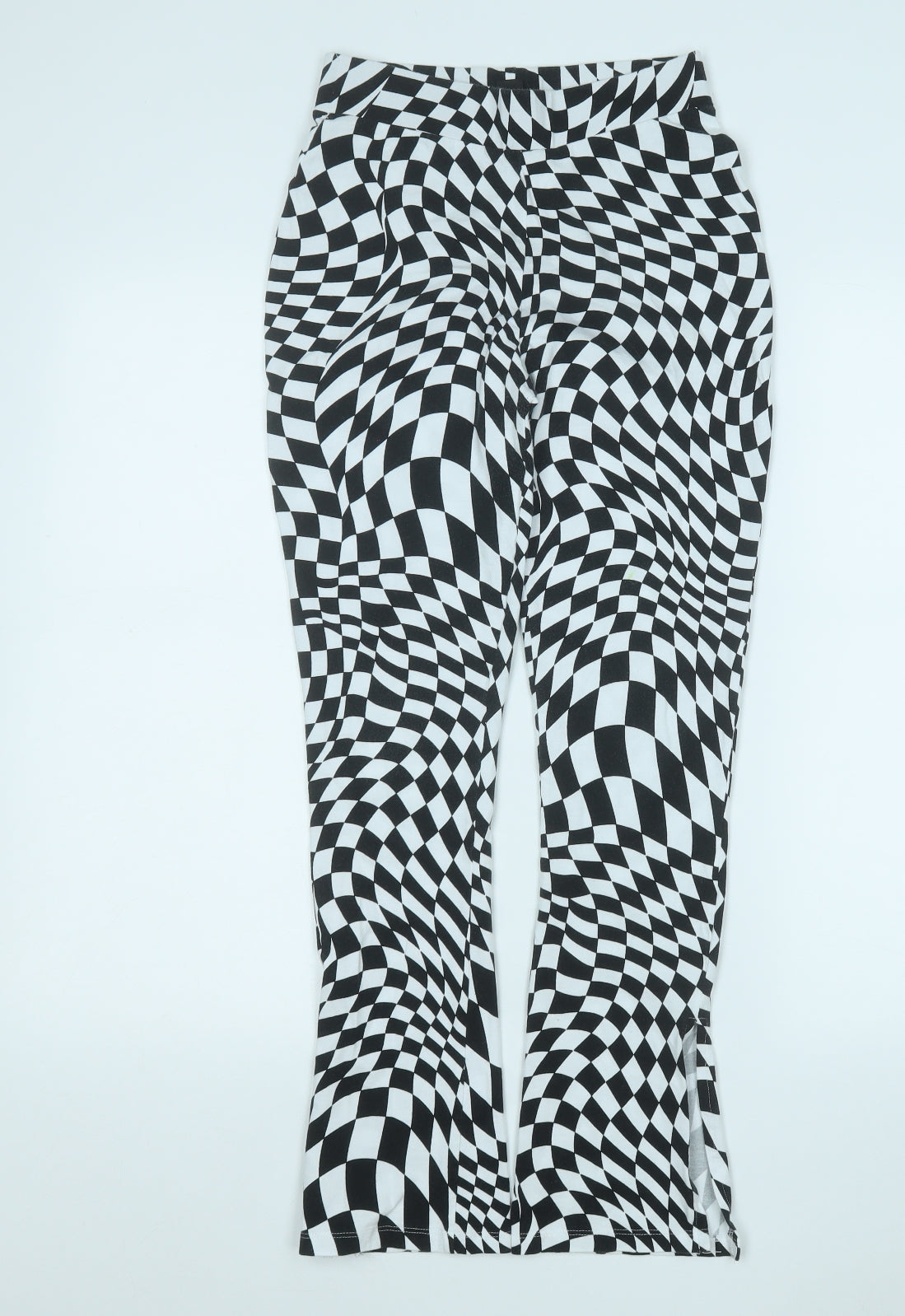 New Look Girls White Check Cotton Jegging Trousers Size 12-13 Years  Regular