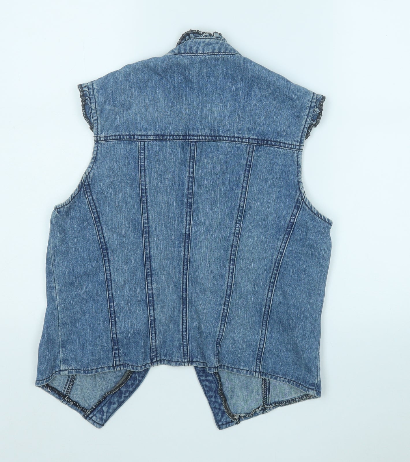 George Womens Blue   Gilet Jacket Size 14