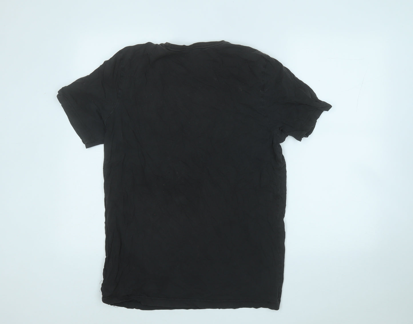 adidas Mens Grey  Cotton  T-Shirt Size L Round Neck