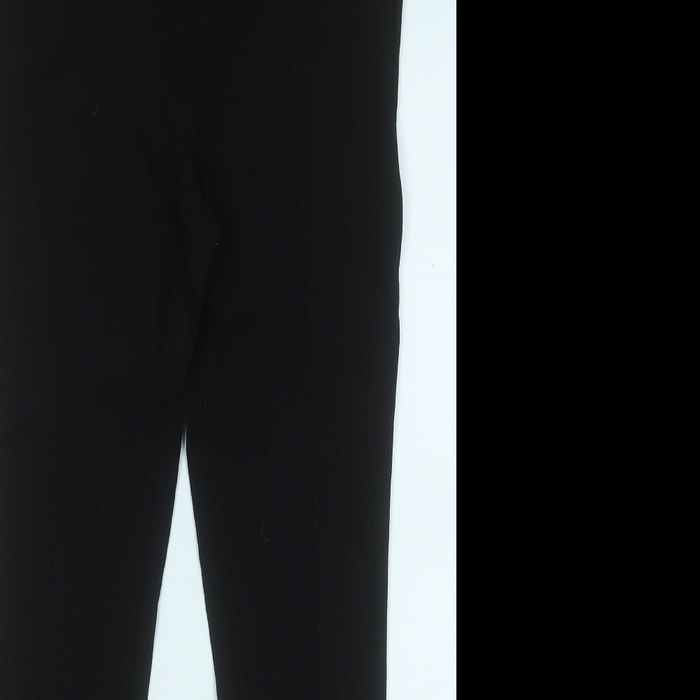 F&F Womens Black  Viscose Jegging Trousers Size 14 L26 in Regular
