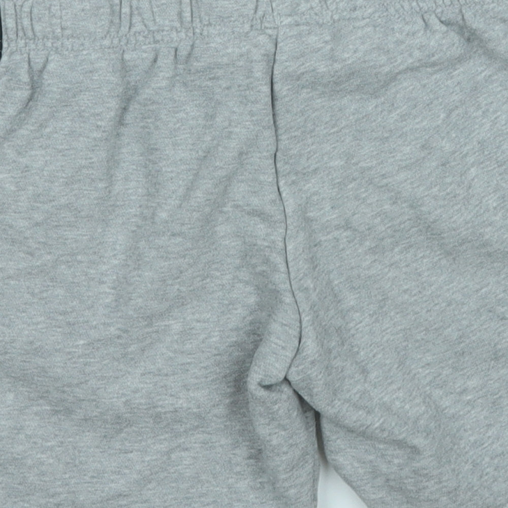 adidas Boys Grey  Cotton Sweat Shorts Size 8-9 Years  Regular