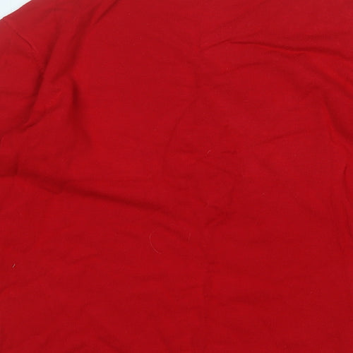 GERARD Womens Red Round Neck  Viscose Pullover Jumper Size S
