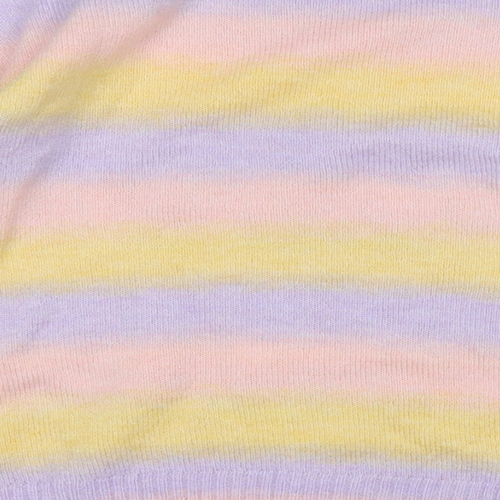 George Womens Multicoloured Round Neck  Acrylic Pullover Jumper Size 8   - Disney