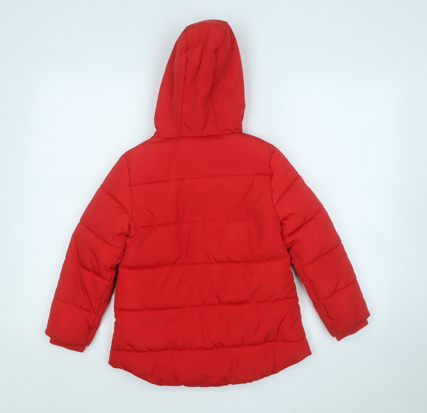 Matalan Girls Red   Pea Coat Coat Size 11 Years