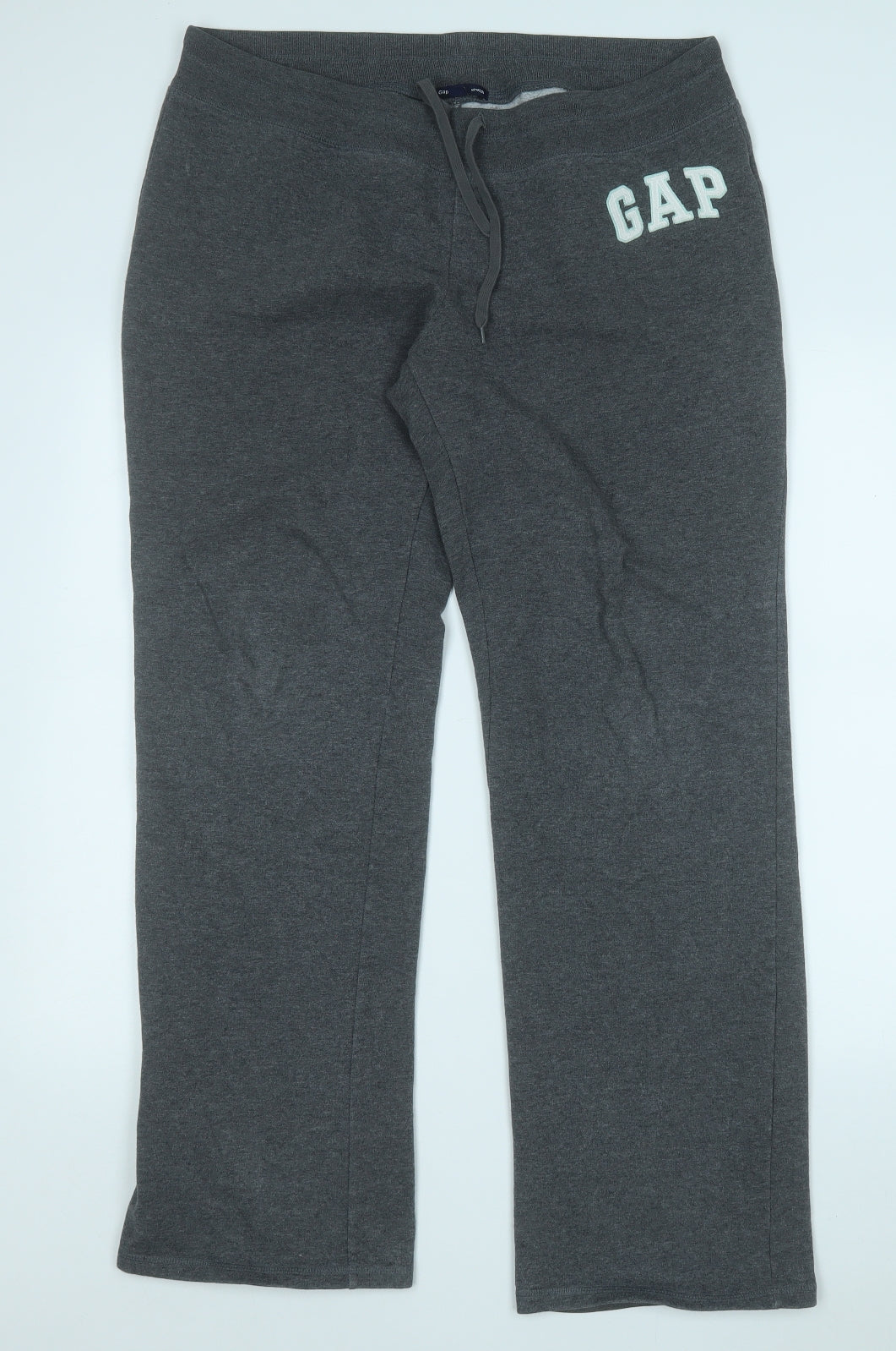 Gap Womens Grey  Cotton Jogger Trousers Size L L28 in Regular