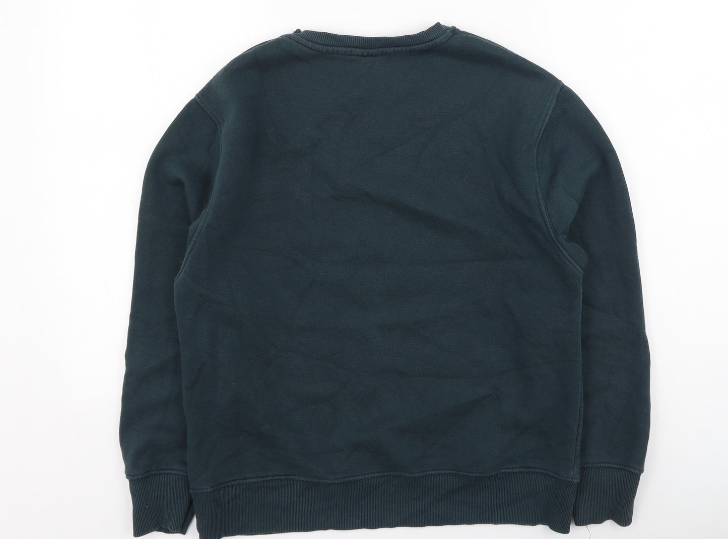 Zara Boys Green  Cotton Pullover Sweatshirt Size 13-14 Years