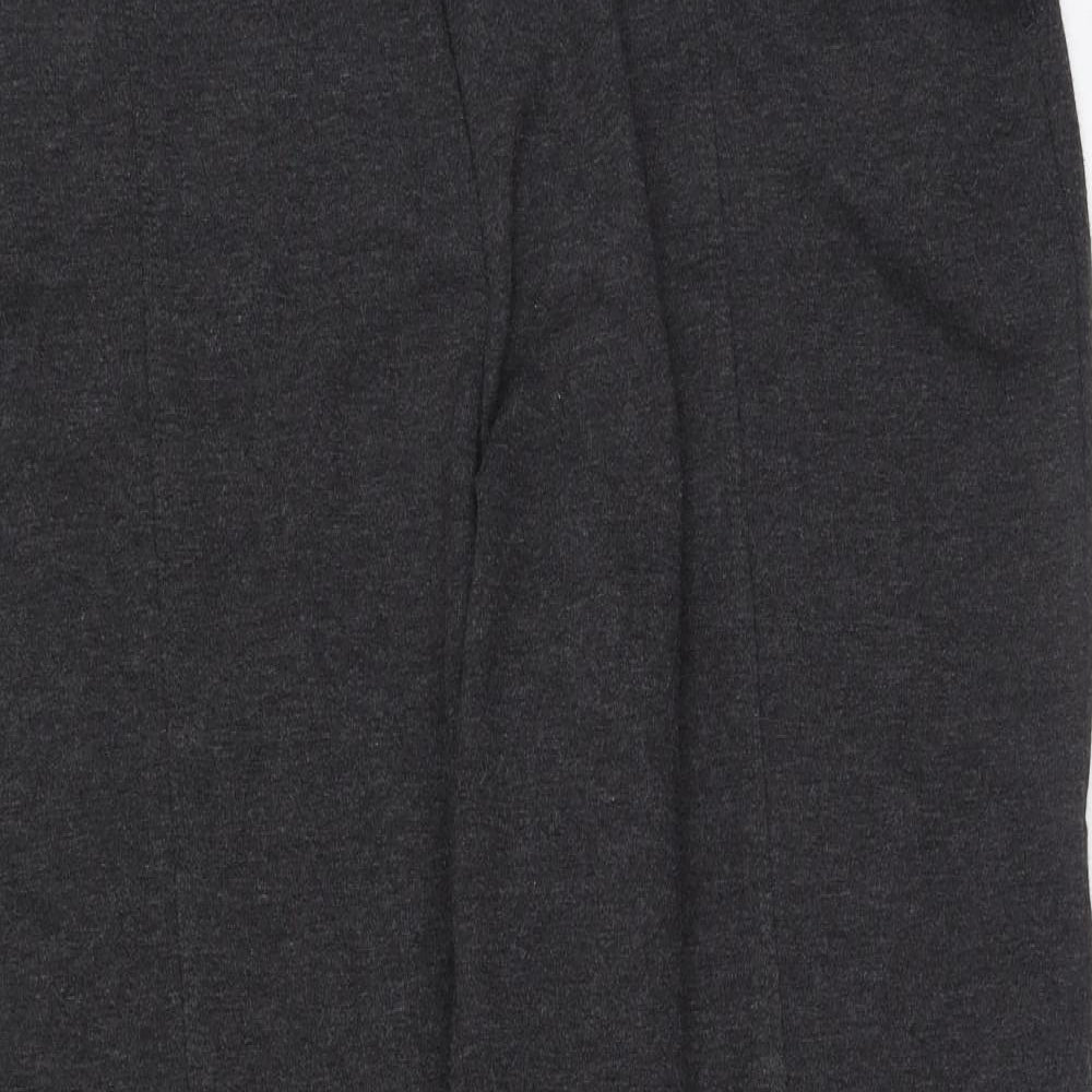 Marks and Spencer Womens Grey  Polyester Jogger Trousers Size 20 L37 in Regular