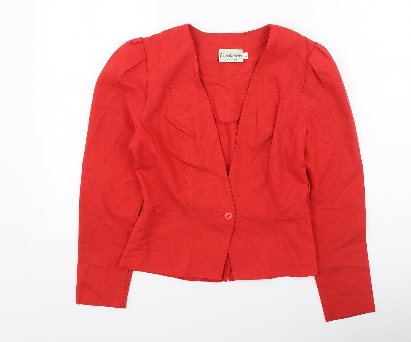 Richard roberts Womens Red   Jacket  Size 10