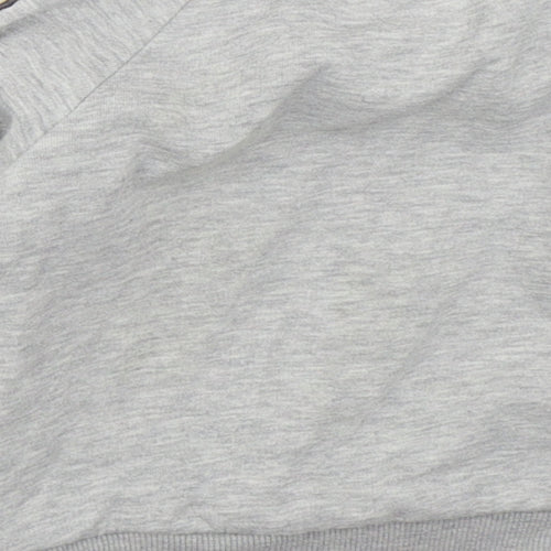 Tesco Boys Grey  Cotton Basic T-Shirt Size 6-9 Months Crew Neck Pullover - Peppa Pig George