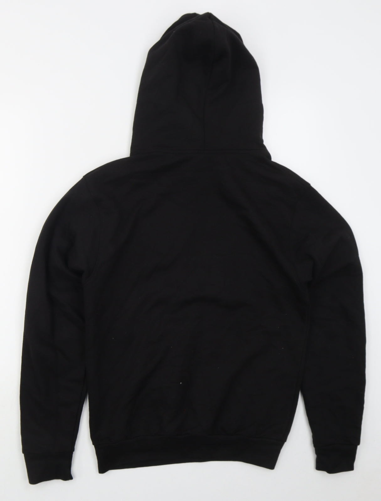Delux Mens Black  Cotton Pullover Hoodie Size S   - Rubix Cube