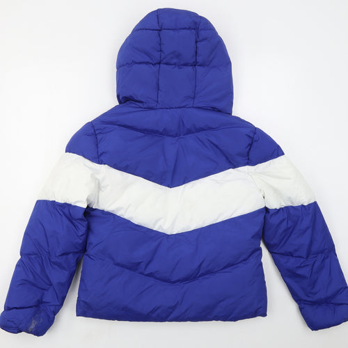 FB Sister Womens Blue   Puffer Jacket Coat Size M  Zip