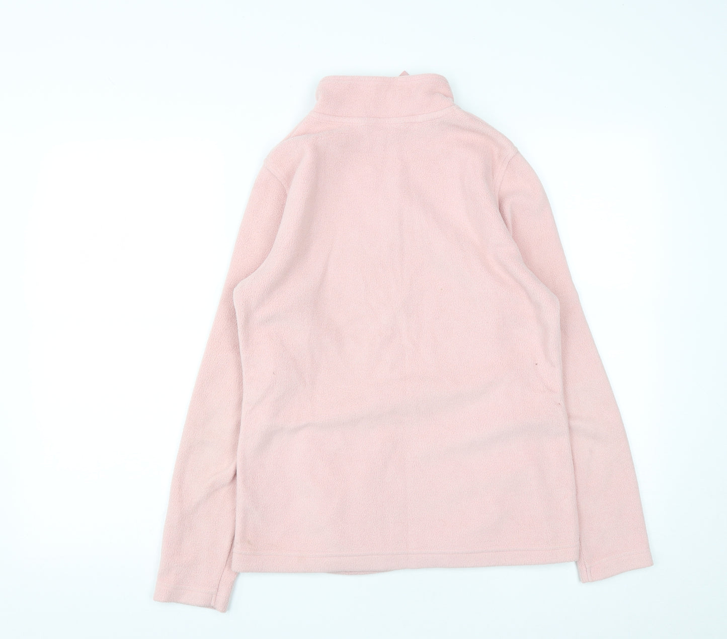 Dunnes Stores Womens Pink  Polyester Full Zip Sweatshirt Size M  Zip