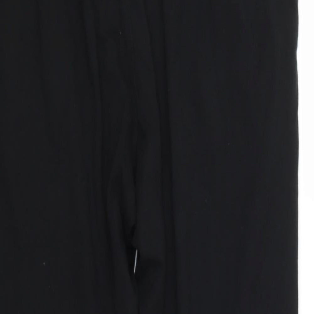 Primark Mens Black  Cotton Jogger Trousers Size L L27 in Regular Drawstring