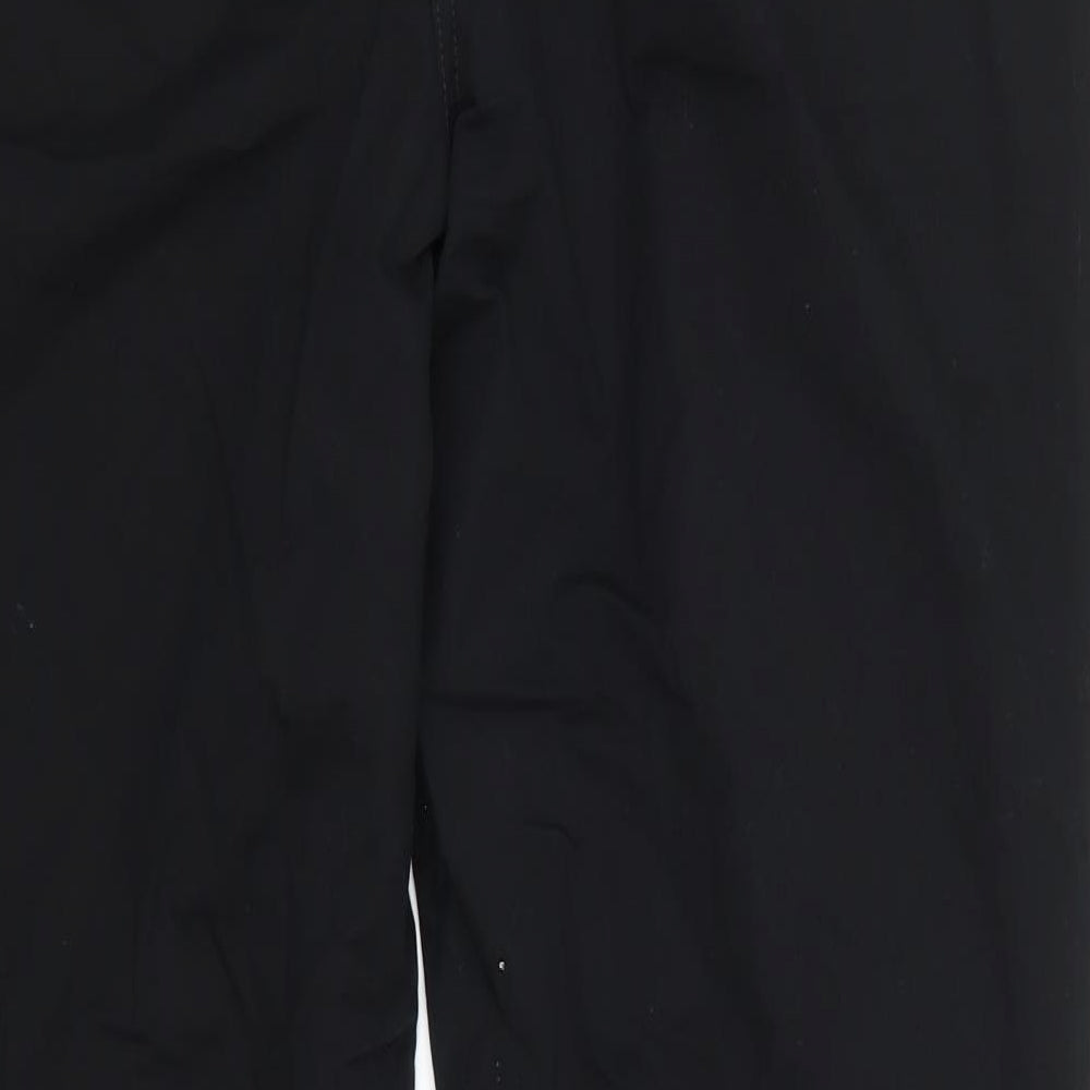NEXT Womens Black  Cotton Straight Jeans Size 16 L28 in Regular Zip