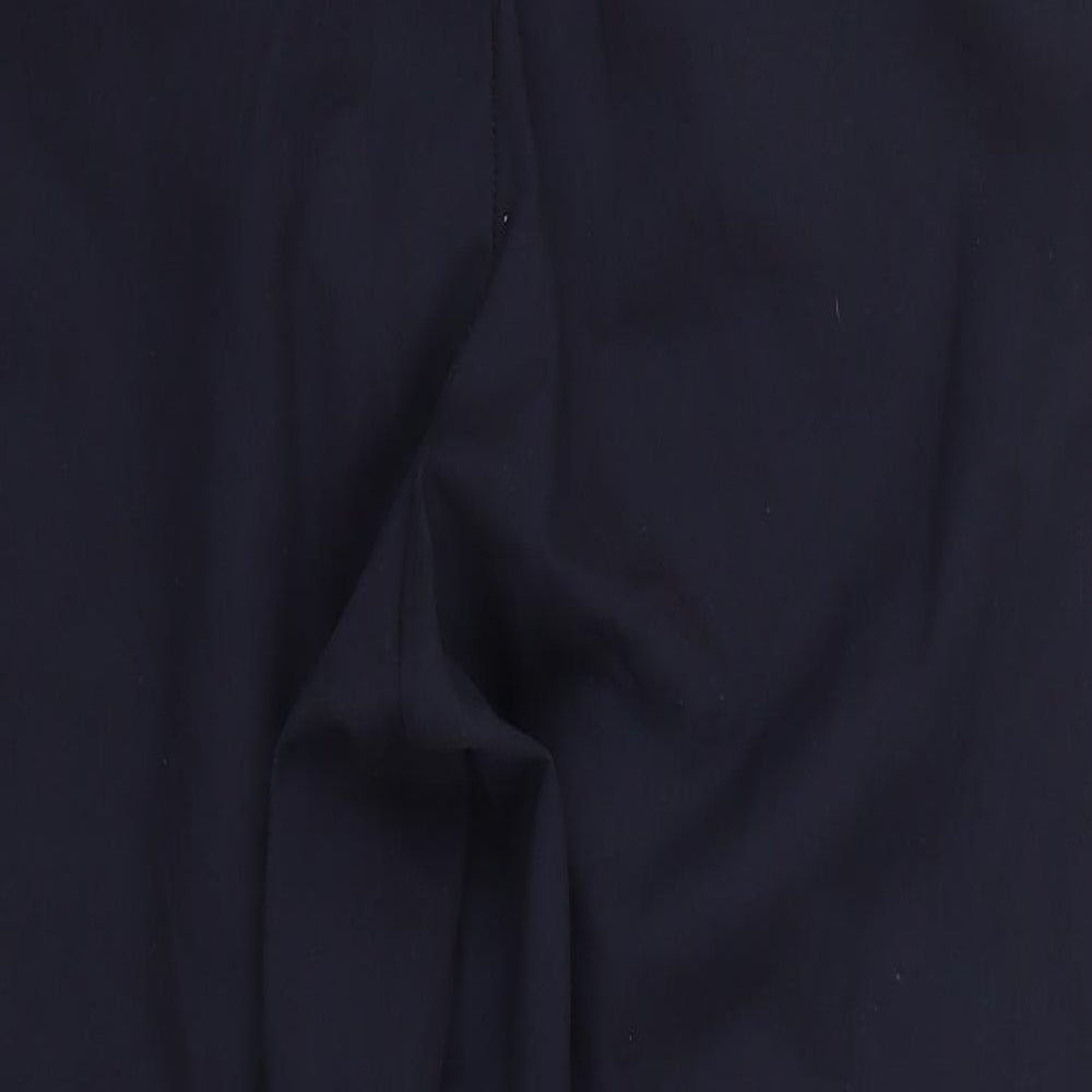 NEXT Womens Blue  Polyester Carrot Trousers Size 34 in L25 in Regular Zip