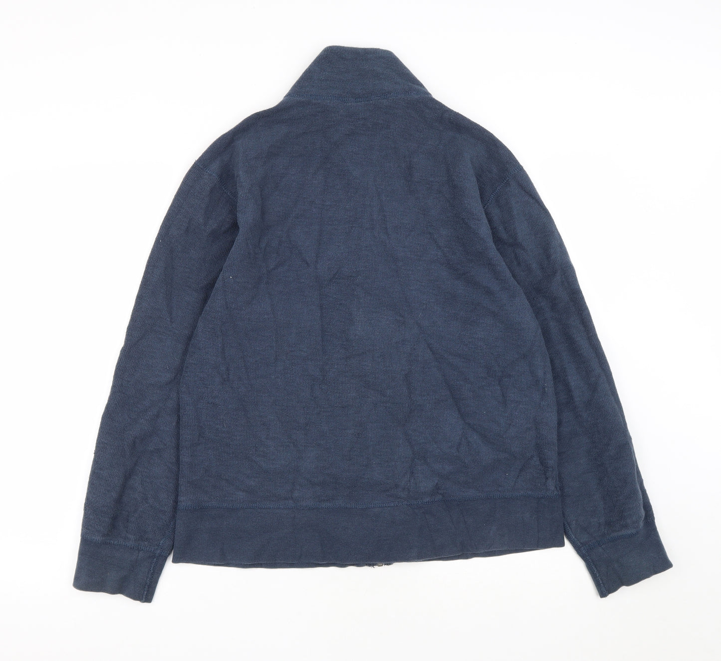 Gap Mens Blue  Polyester Full Zip Sweatshirt Size S