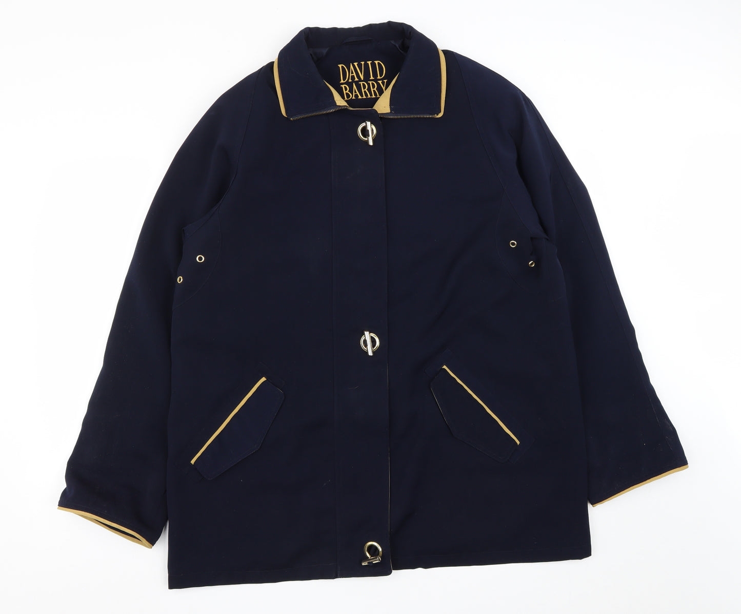 David Barry Womens Blue   Jacket  Size 18  Zip