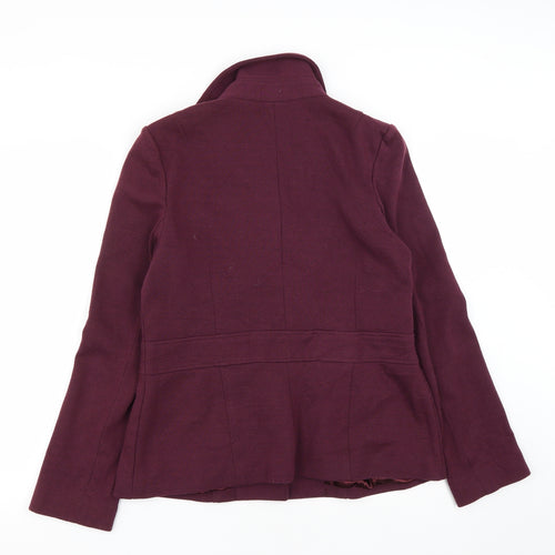 Debbie Shuchat Womens Purple   Jacket  Size L  Button