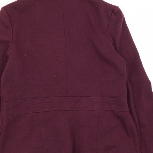 Debbie Shuchat Womens Purple   Jacket  Size L  Button