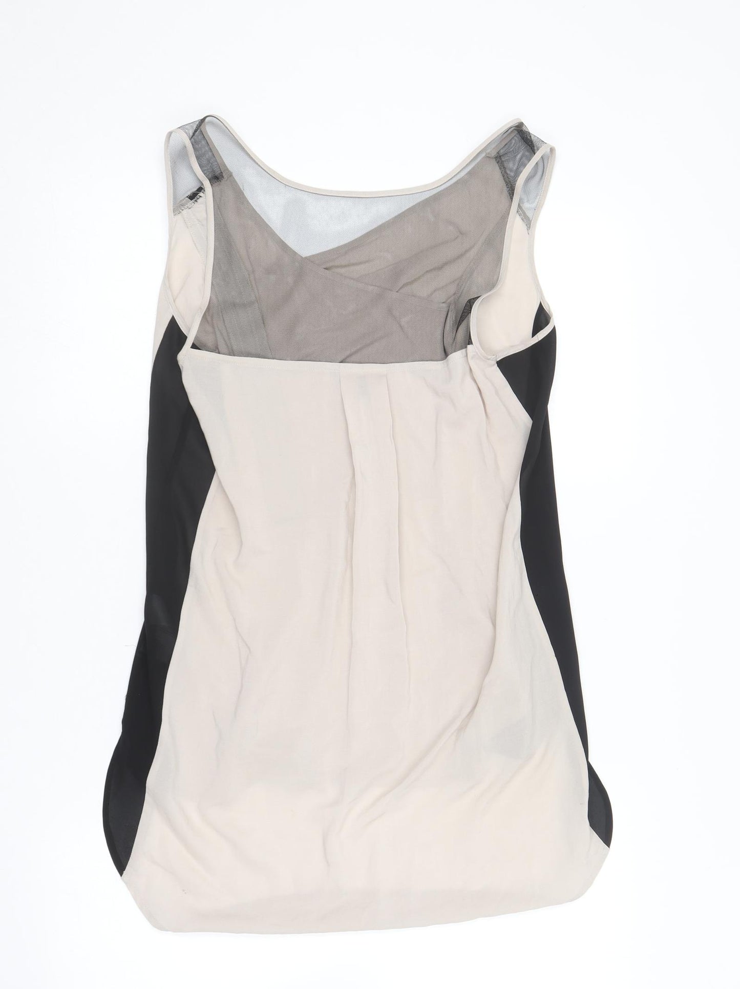 Mountain Warehouse Womens Beige  Viscose Basic Blouse Size 12 V-Neck