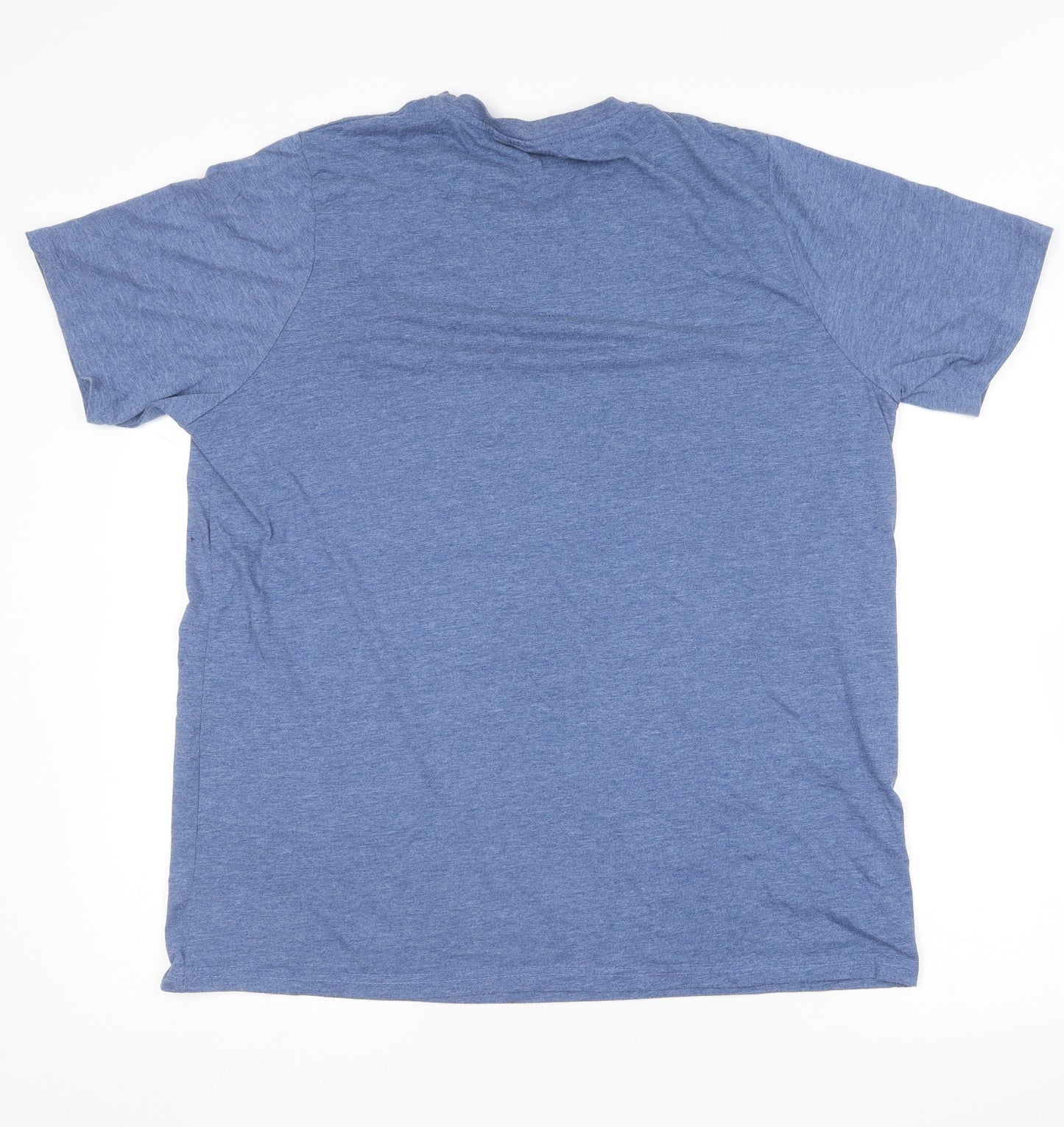 Livergy Mens Blue  Polyester  T-Shirt Size XL Round Neck