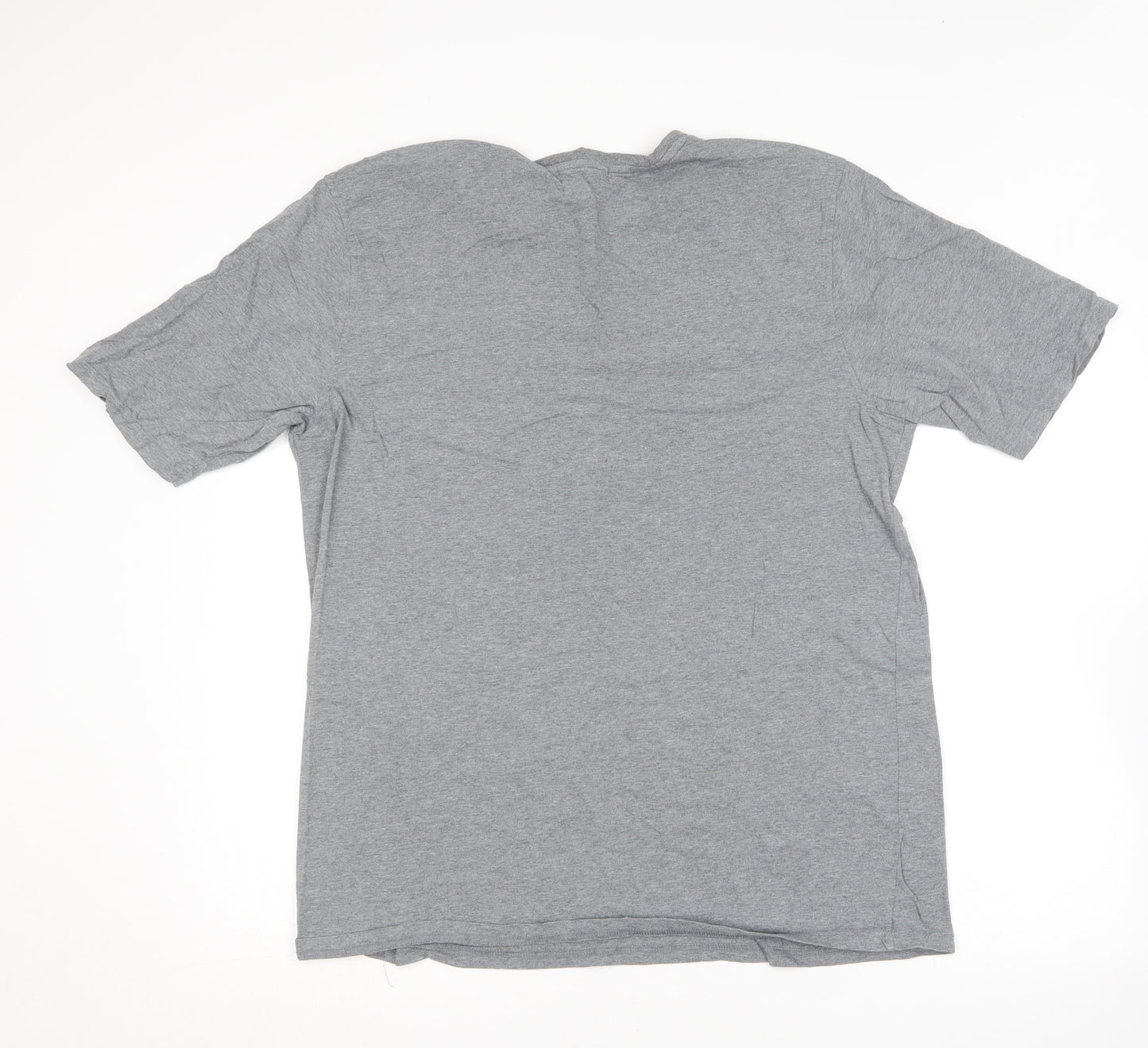Kangol Mens Grey  Cotton  T-Shirt Size XL Round Neck